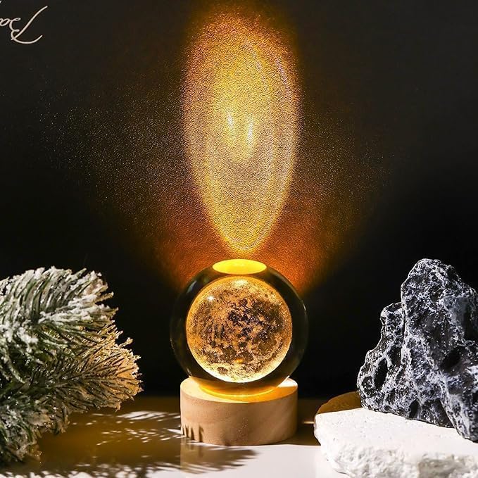 3D Crystal Lamp Ball | Elegant Decorative Lighting for Home & Office